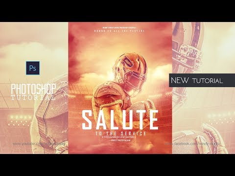 Adobe Photoshop Tutorial l Sports Poster Design Adobe Photoshop Tutorial l Sports Poster Design
