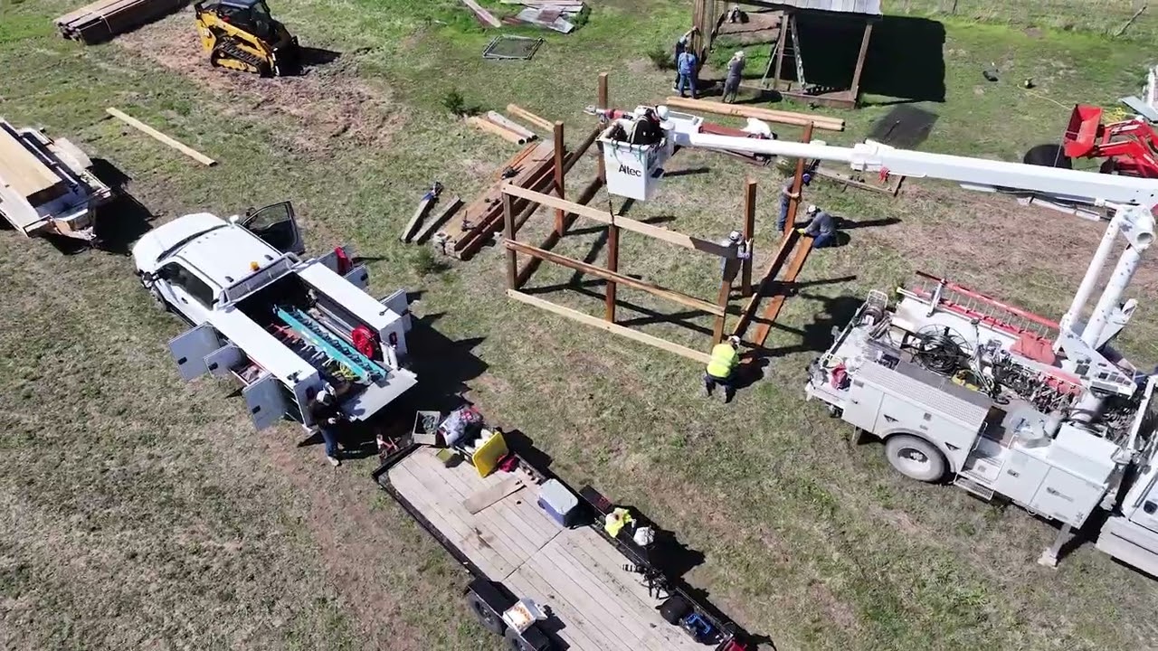 Turning a Retired Power Pole into a Bat with Evergy