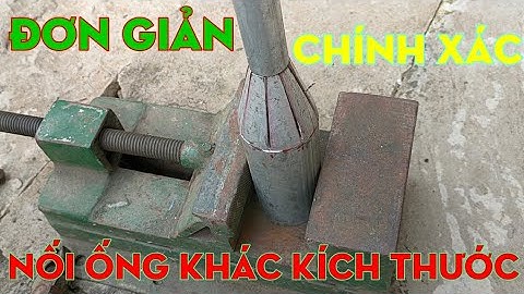 Cách nối ống tròn không cùng kích cỡ.How to connect round pipe not same size.