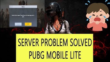 Server Did Not Respond Problem Pubg Mobile Lite Solved 100% || Pklion Pubg