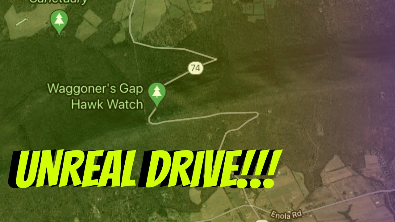Waggoner’s Gap Road PA Backroads POV Driving Experience.