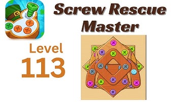 Screw Rescue Master Level 113 Walkthrough 🔩🧩 | Go Answer