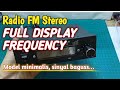 Radio tuner fm stereo an7420 dengan display frequency  makin cakep