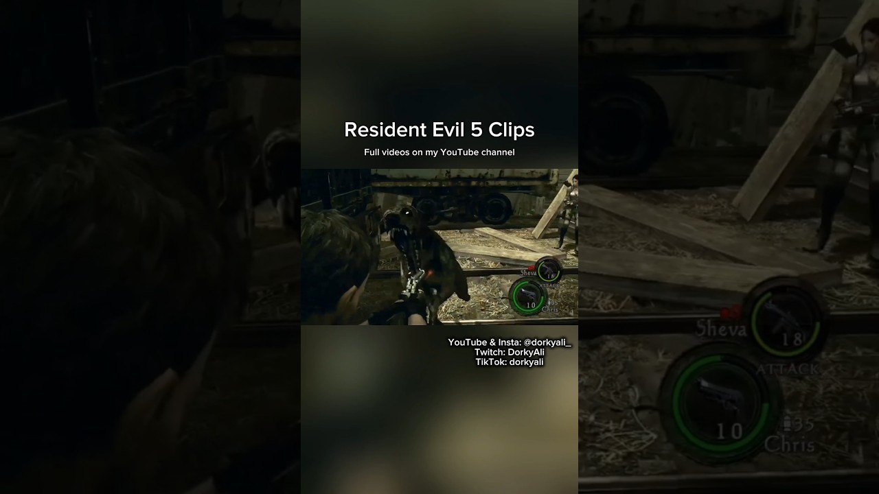 Resident Evil 5 clips #shorts