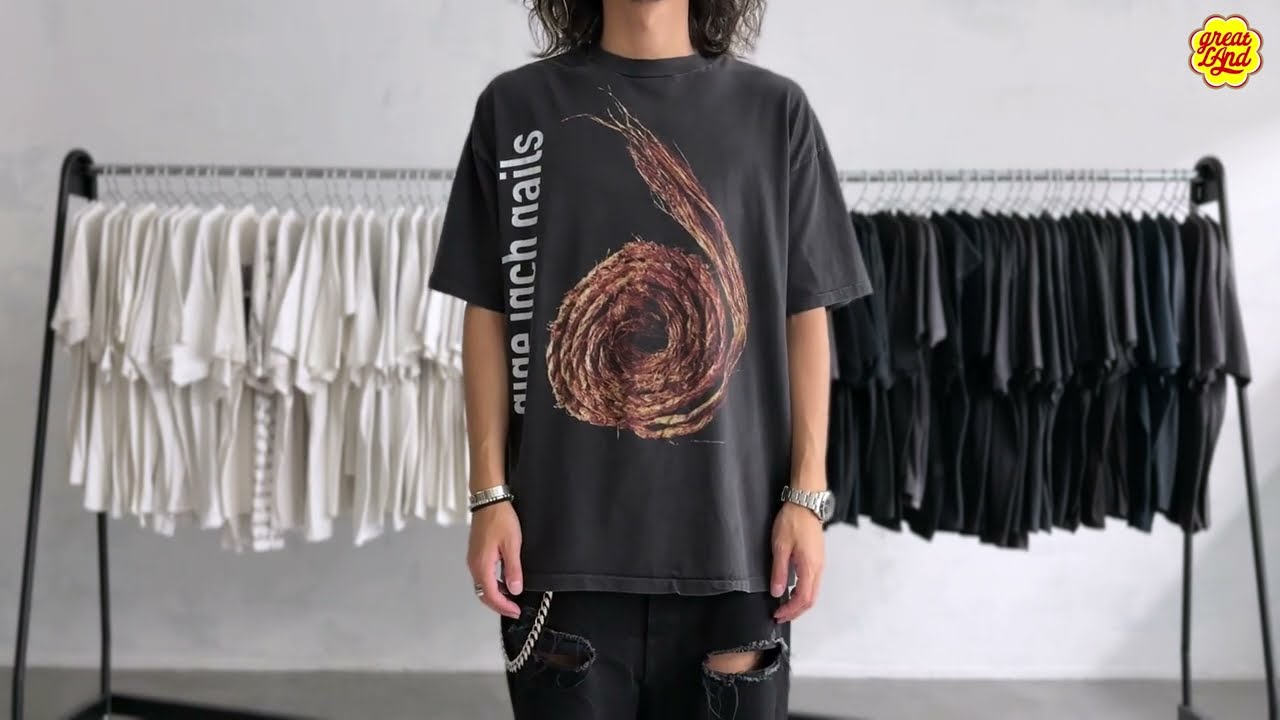 NINE INCH NAILS FURTHER DOWN THE SPIRAL HANES X