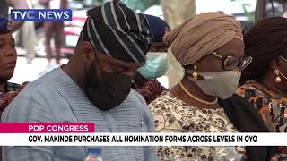 Gov Makinde Purchases All Nomination Forms Across Levels In Oyo