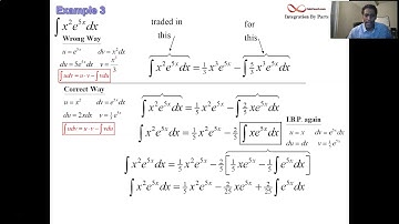 Integration By Parts Example 3