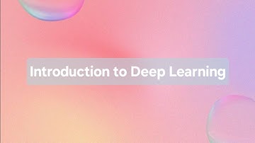 Introduction to Deep Learning | Infosys Springboard | Self Assessment