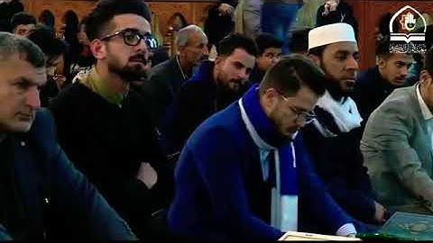 تألق القارئ المبدع أمير إبراهيم بالتلاوة