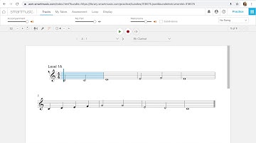 Sight Reading with Smart Music