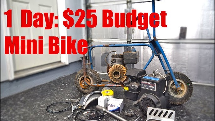 110cc mini chopper restoration/rat rod project