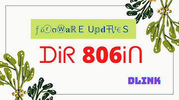 DIR 806 IN firmware update | How to firmware update 806in