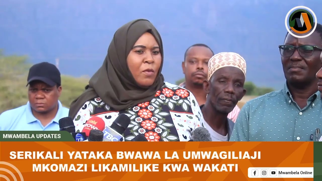 RC BATILDA AAGIZA KASI KUONGEZWA UJENZI BWAWA LA UMWAGILIAJI MKOMAZI #MWAMBELAINFO