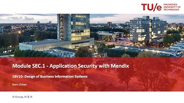SEC.1-Application Security with Mendix