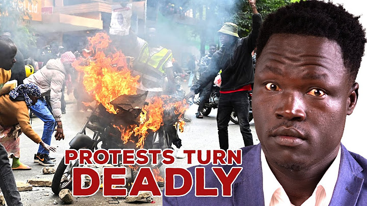 Kenya Protests Turn Deadly 10 Killed as Police Open Fire  The Late Feed Africa with Gilbert Drapari
