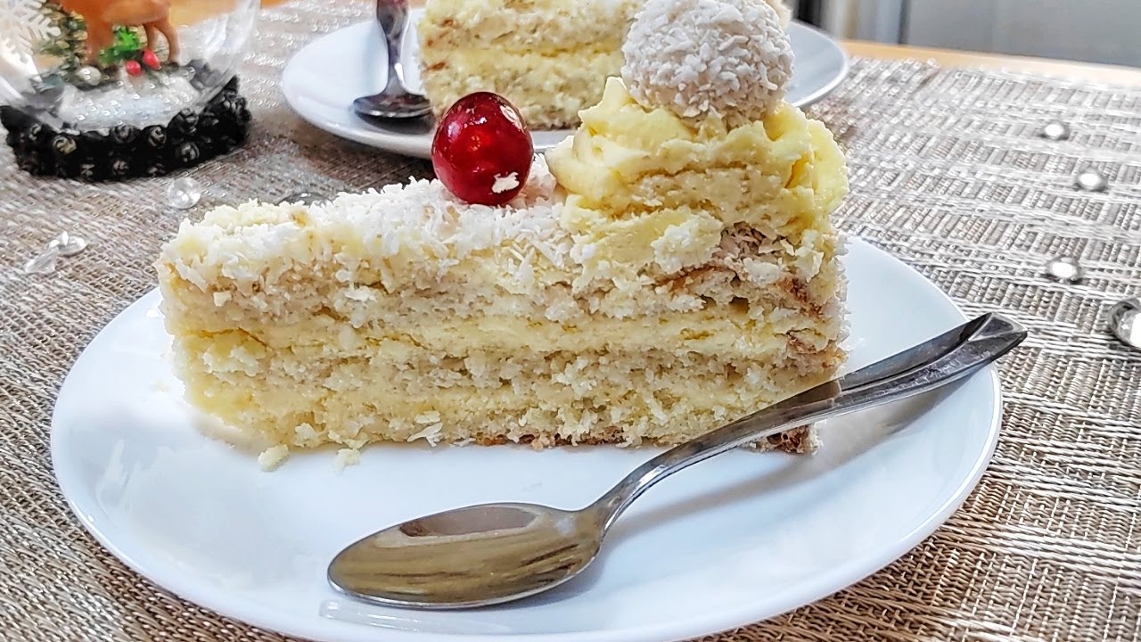 Tort Raffaello | Raffaello Cake - YouTube