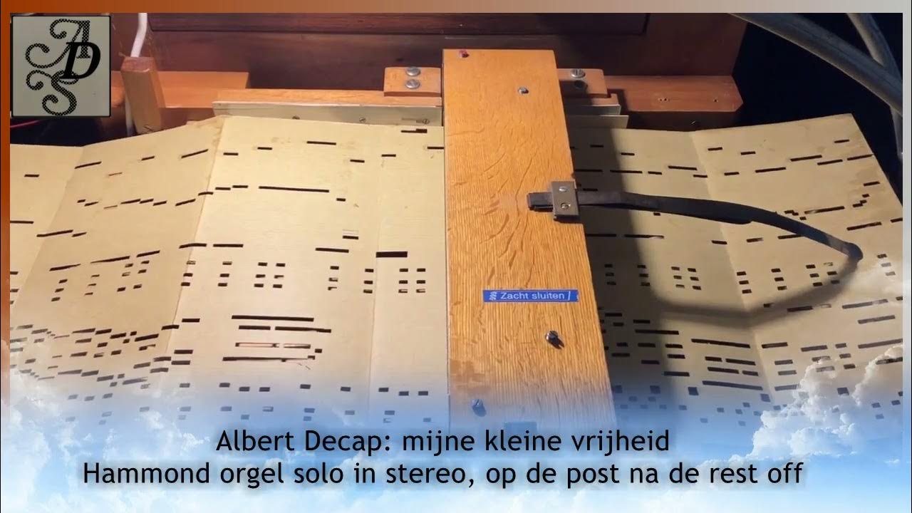 Albert decap kleine vrijheid in stereo via hammond l122 plus de