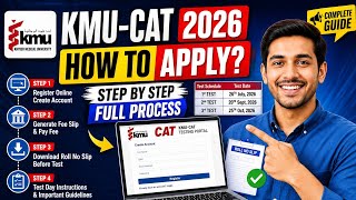 How to Apply for KMU-CAT 2026 Online | Full Process Explained