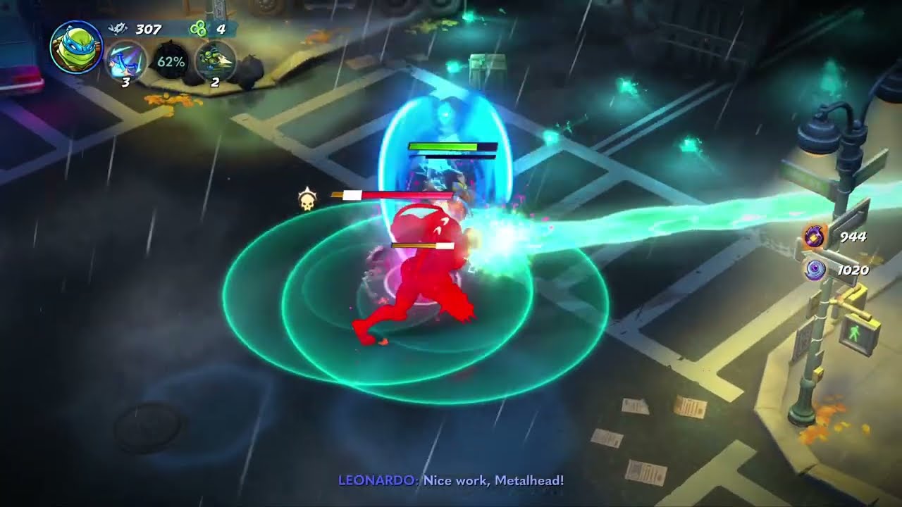 TMNT Splintered Fate Leonardo Gameplay