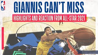 🎯 GIANNIS CAN'T MISS! | All-Star 2021 European Highlights & Giannis MVP reaction