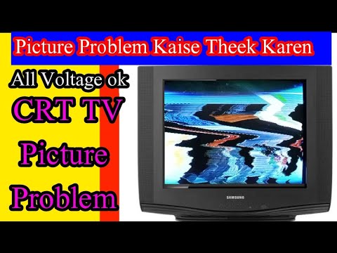 How To Repair Tv Picture Problem   CRT TV picture problem