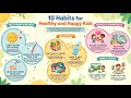 10 Essential Habits for Healthy and Happy Children 🚀