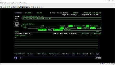 Email a spool file as a pdf from an IBM i/iSeries/System i/AS400 using Novagem EOM Communicator
