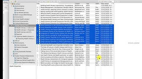 Creating a Bibliography in Zotero
