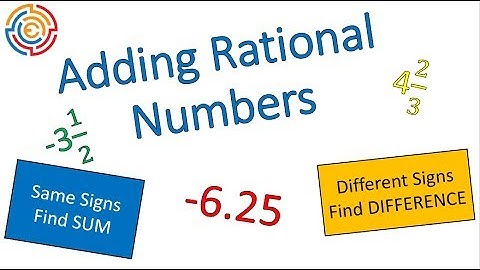 Efficiently Adding Rational Numbers and Integers | Grade 7 Mathematics