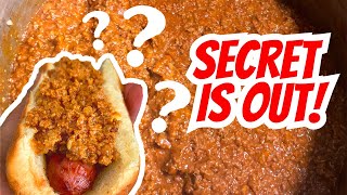 Secret Ingredient for The BEST Chili - Hotdog Cart Style - 2023