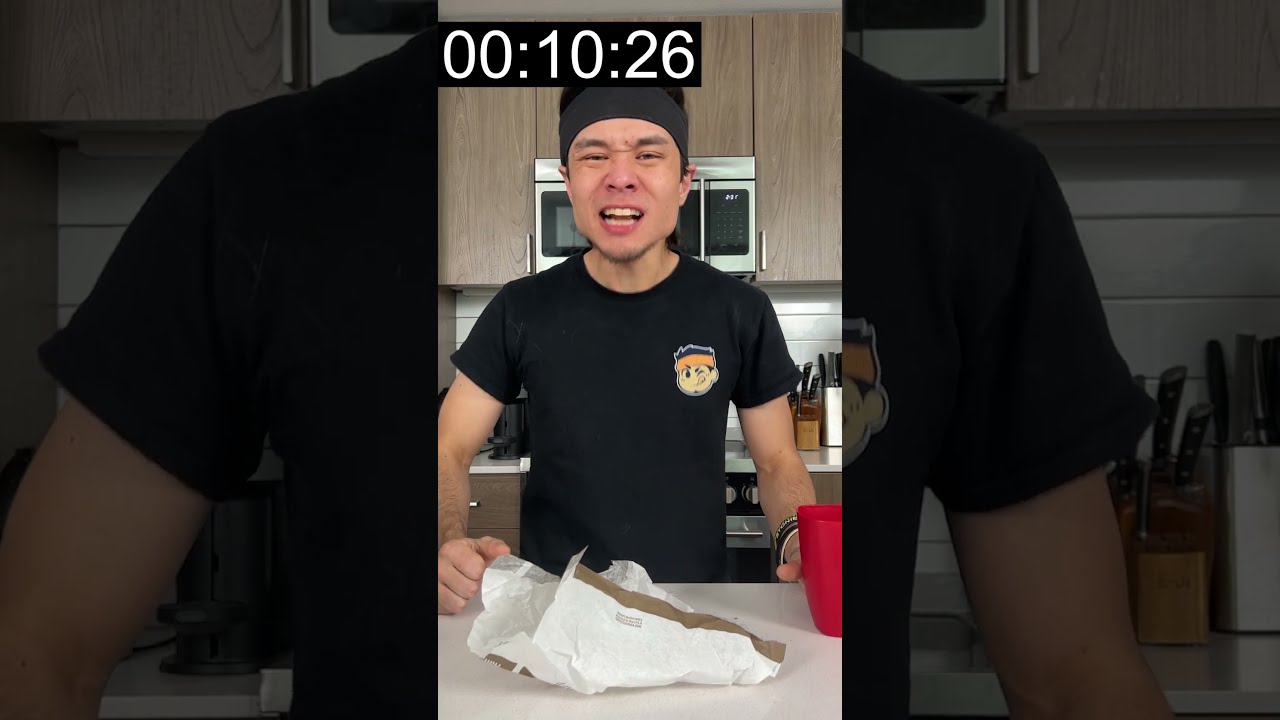 THE Actual FASTEST Hamburger Ever Eaten