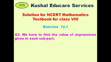 NCERT Maths Class 8 chapter 12 (Exponents and Powers) Ex12.1 Q3(i)