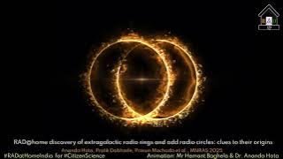 RAD@home (India) #citizenscience discovery of rare Odd Radio Circle & radio rings. #RADatHomeIndia