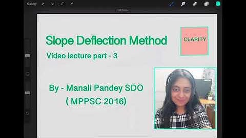 How to analyse statically indeterminate beam by slope deflection method I Solved example l BMD