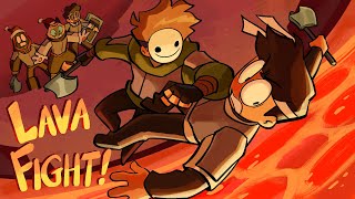 Video thumbnail of "Lava Fight |Minecraft Manhunt 4v1 Final Rematch| ANIMATIC/ANIMATION"