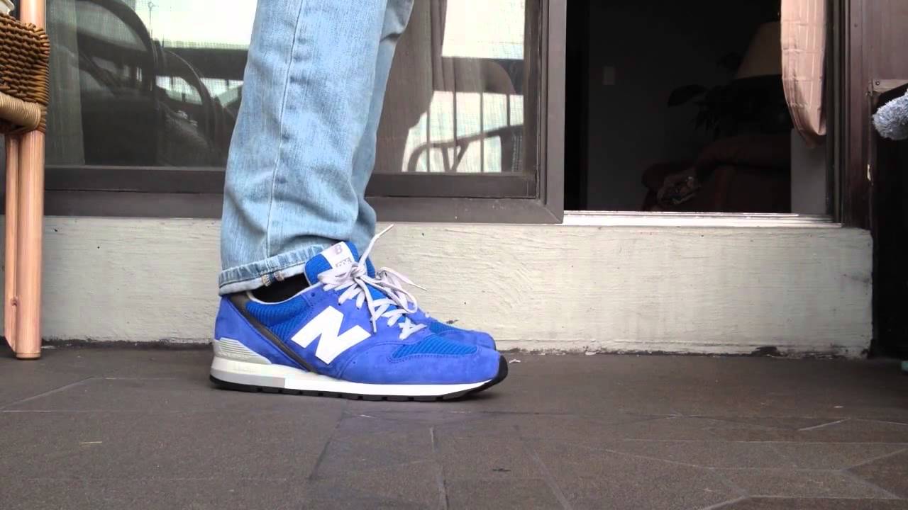 new balance 996 on feet