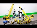 Lego Experimental Cars and Concrete Mixer, tractor, crane, Police Cars Toy Vehicles for Kids