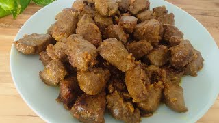 OLAHAN HATI SAPI GORENG  YANG ENAK