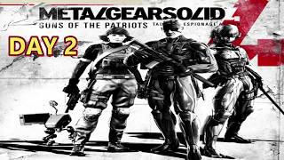 METAL GEAR SOLID 4 GUNS OF THE PATRIOTS (PS5) LETS PLAY DAY 2