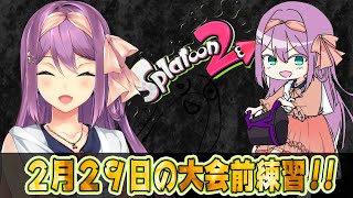 【スプラトゥーン２】大会前にウデマエあげなイカ？【にじさんじ/桜 凛月】