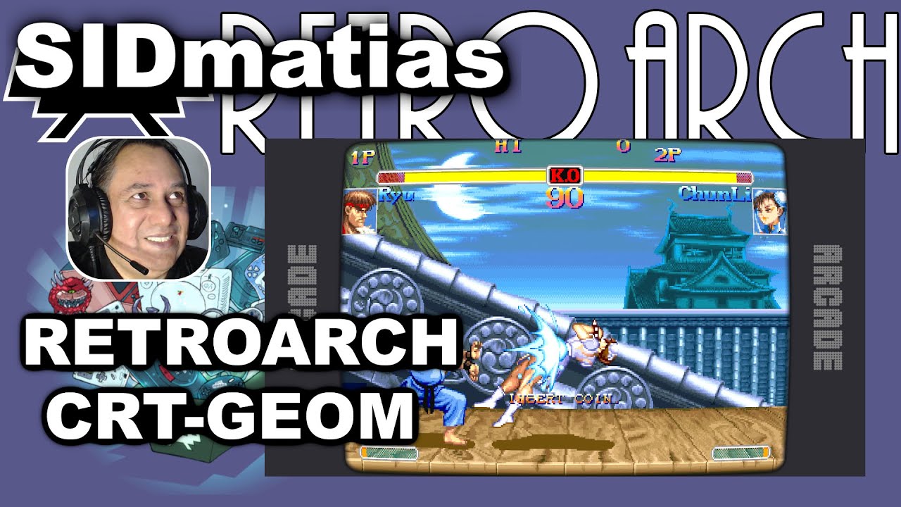 RETROARCH - CRT GEOM - PERSONALIZADO - YouTube