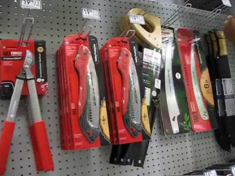 Đi mua sắm dụng cụ làm vườn ở Mỹ - kéo cắt tỉa cây tỉa nhánh cây | NVTC2 garden tools, shears