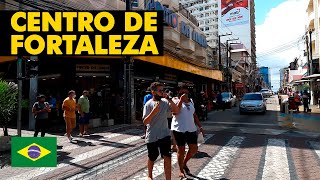 Caminhada no Centro da cidade 🇧🇷 | Fortaleza, CE, Brasil |【4K】2022