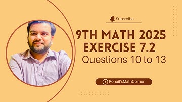@9th Class Math New Book 2025/Exercise 7.2 Question 10 to 13/PCTB/Coordinates Geometry/Punjab Board
