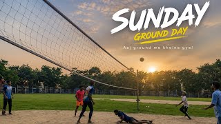 🏐 Sunday Ground Day | Volleyball Match with Friends | Salt Lake Ground