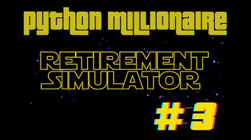 Python Millionaire: Retirement Simulator #3 -- Sampling interest rates from a Gaussian distribution