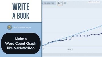 Track your writing progress with a word count graph with Google Sheets