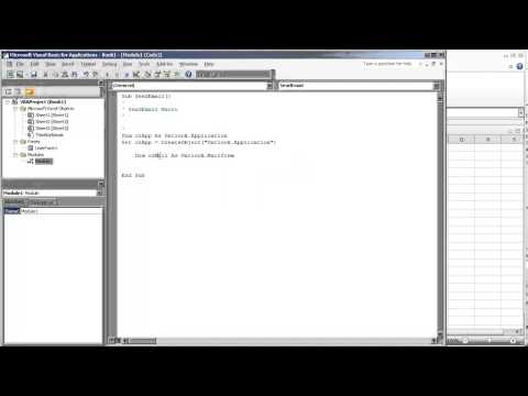 Send E-Mail in VBA Excel through Microsoft Outlook (Video 1 of 4)