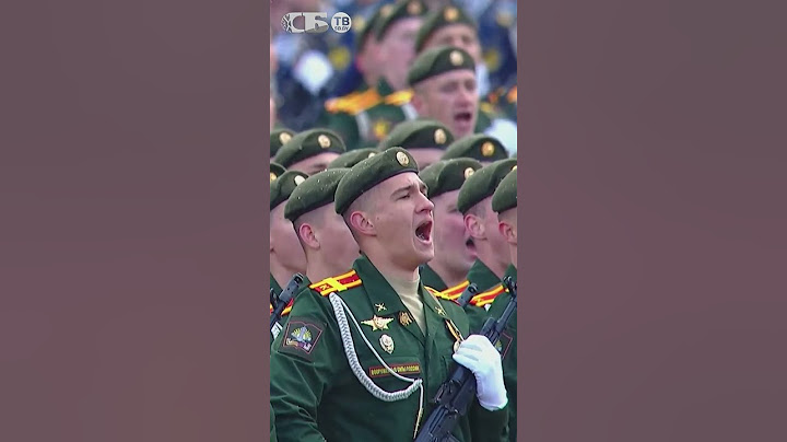 Парад Победы в Москве 9 мая – красота и сила армии России на Красной площади – строевая часть