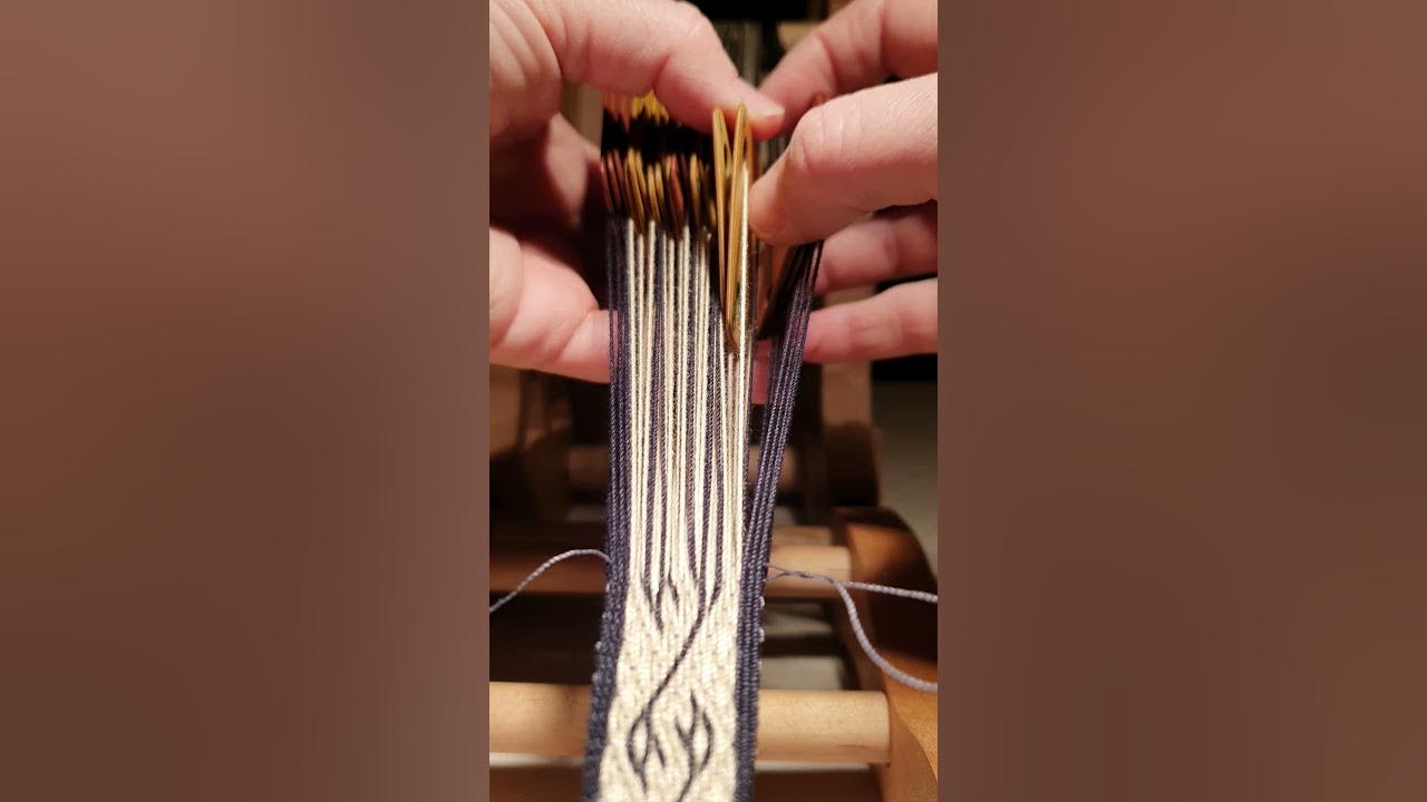 tablet weaving vacant hole technique Dublin Dragons YouTube